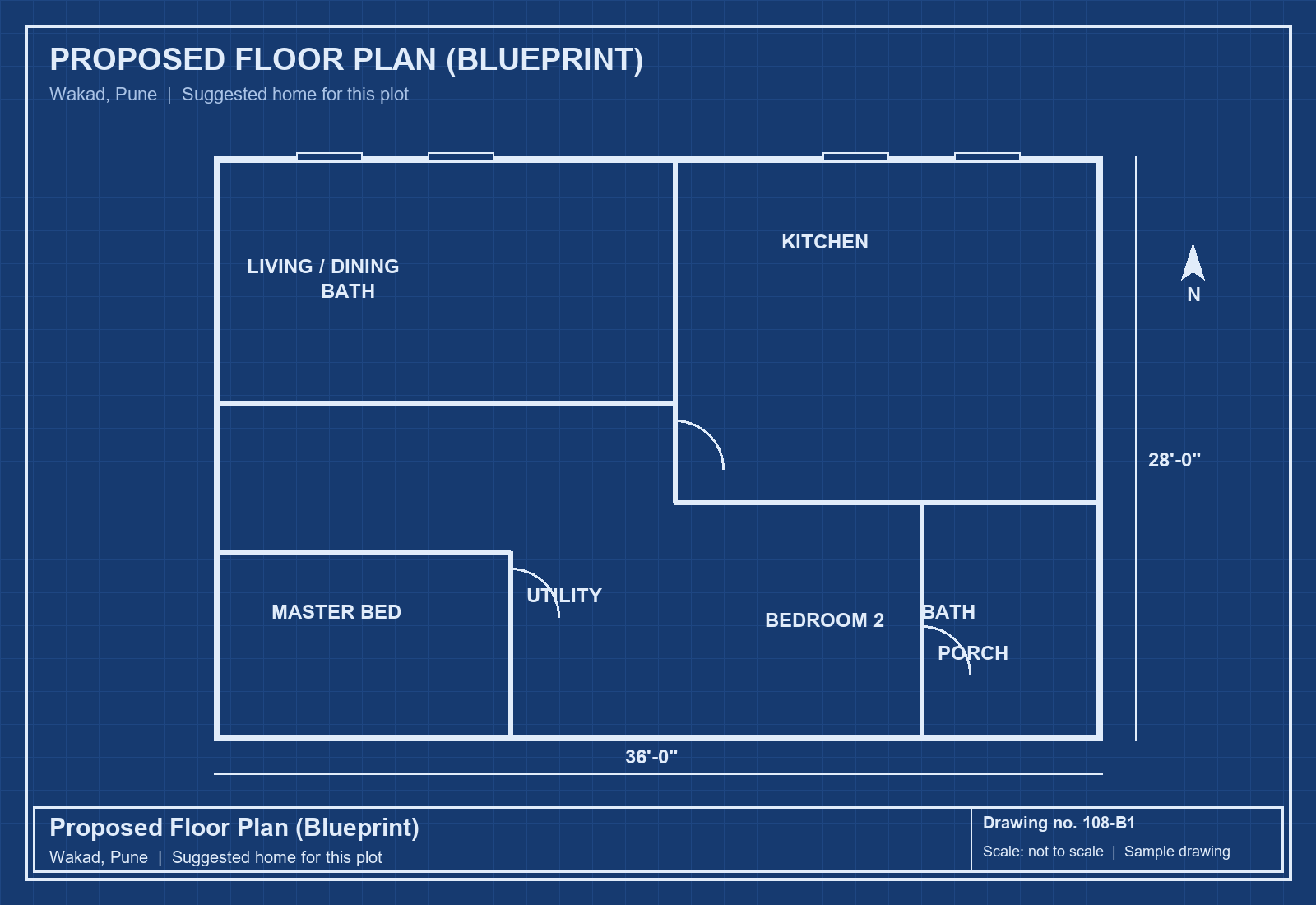 Proposed home blueprint