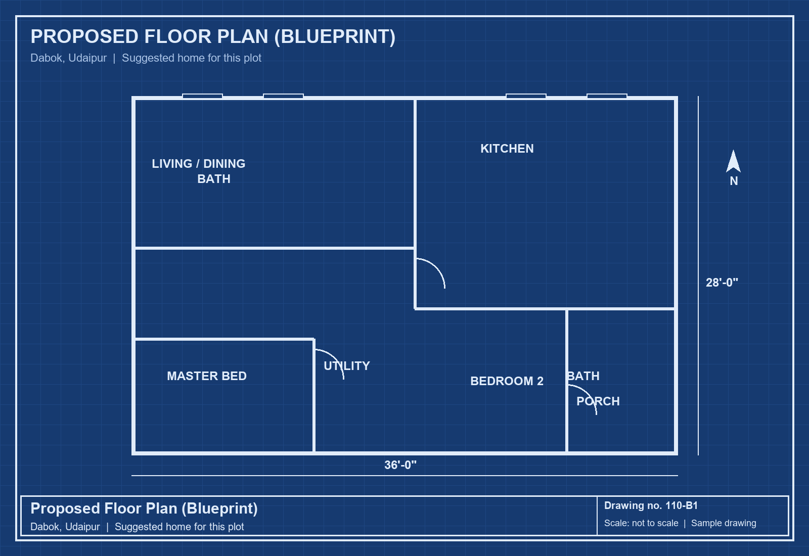 Proposed home blueprint